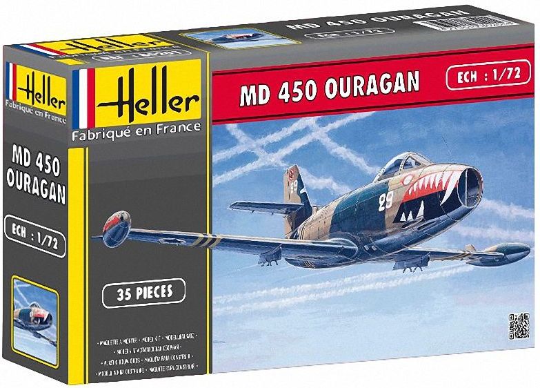 MD 450 Ouragan 1:72 Heller Model