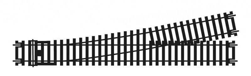 Available To Order – Left Hand Express Point 1:76 / H0 / 00 (HOR R8077)