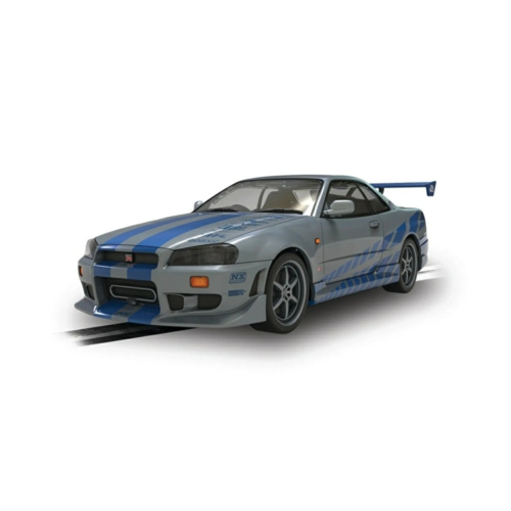 Available To Order – HSC4674 - 1:32 Nissan R34 Skyline - 2FAST 2FURIOUS SCALEXTRIC Model (HSC4674)