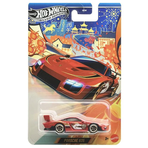 1:64 Hotwheels Silver Series Porsche 935 2026 Chinese New Year - Year Of The Horse JNF49