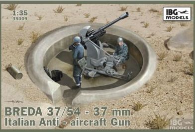 Available To Order – Breda 37/54 37mm Italian Anti-Aircraft Gun 1:35 (IBG 35009)