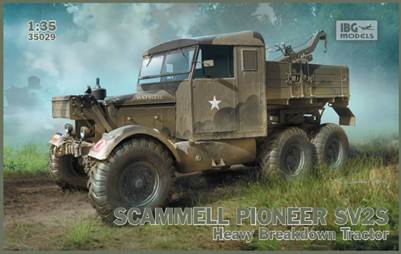 Scammell Pioneer SV2S Heavy Breakdown Tractor 1:35 IBG Kits Model