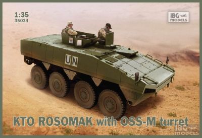 Available to Order – KTO Rosomak Polish APC with the OSS-M Turret 1:35 (IBG 35034)