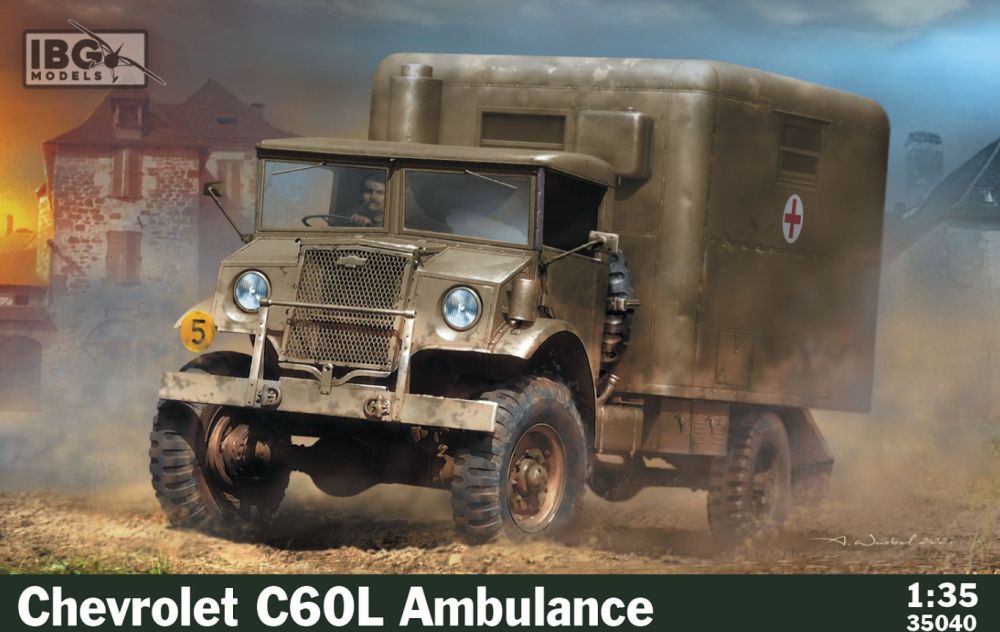 Available To Order – Chevrolet C60L Ambulance 1:35 (IBG 35040)
