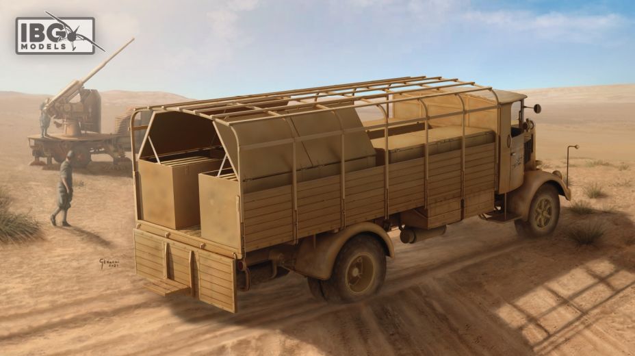 Available To Order – 3Ro Italian Truck 90/53 Ammunition Carrier 1:35 (IBG 35064)