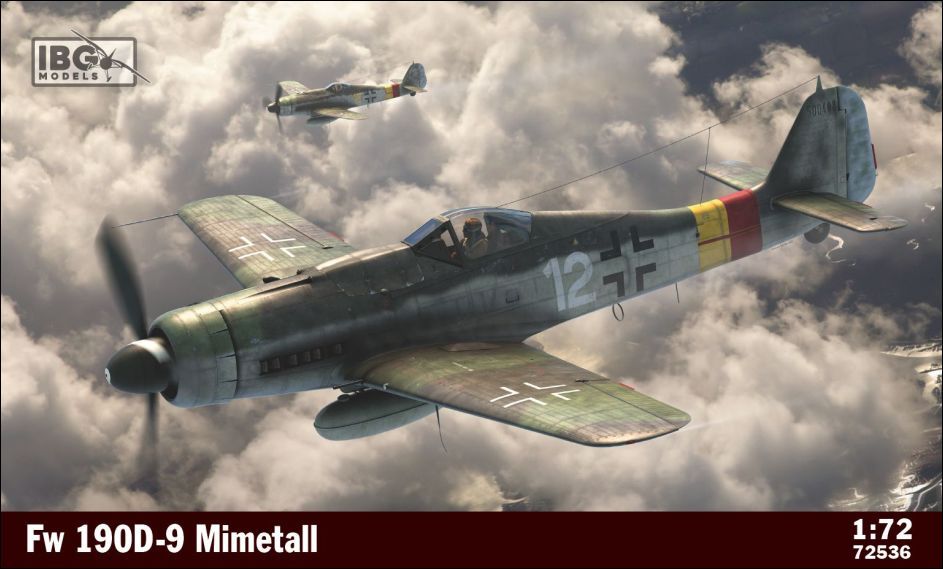 Focke-Wulf Fw 190D-9 Mimetall 1:72 – diecast model