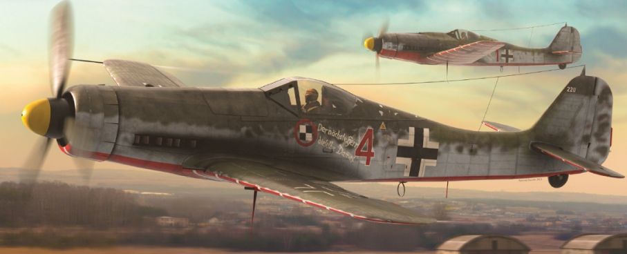Platzschutzstaffel JV44 2 in 1: FW 190D-9 and FW 190D-11 1:72 – diecast model