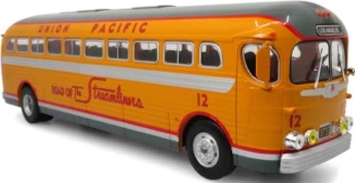 Available to Order – GM PD 4151 Silversides Coach Union Pacific Railroad Destination Los Angeles 1:43 (ICO 430353)