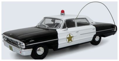 Available to Order – Ford Galaxie 500 Police Car 1964: Mayberry Sheriff 1:43 (ICO 430364)