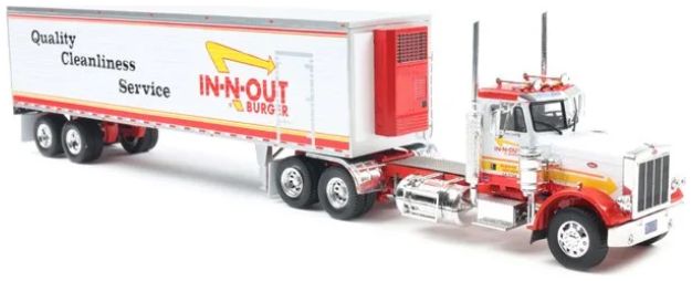 Peterbilt 359 Tractor & Trailer In-N-Out Burger 1:43 – diecast model