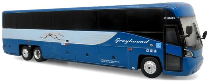 Available To Order – MCI D4520 Coach Bus: Greyhound Lines 1:87 Iconic Replicas Model (ICO 870654)