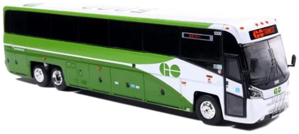 Available To Order – MCI D4520 Coach Bus: GO Transit 1:87 Iconic Replicas Model (ICO 870657)