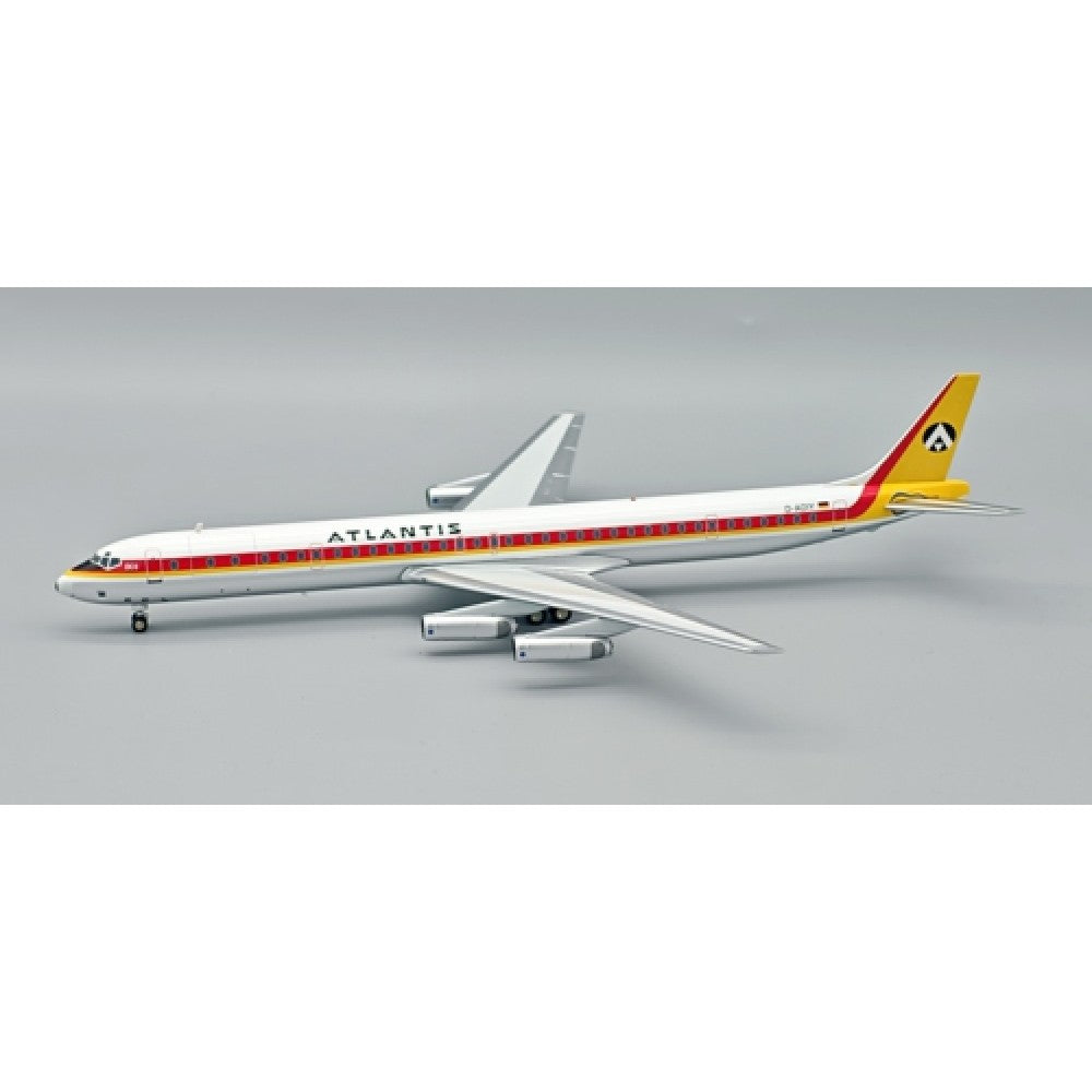 Inflight 200 1:200 ATLANTIS MCDONNELL DOUGLAS DC-8-63CF D-ADIY WITH STAND