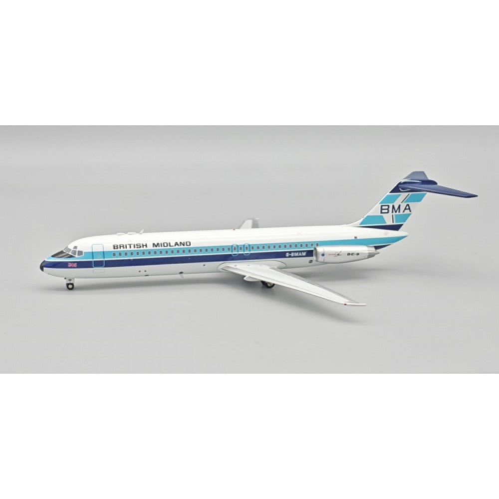 Available To Order – If930bd0626 - 1:200 British Midland Airways - Bma Mcdonnell Douglas Dc-9-32 G-bmam With Stand INFLIGHT 200 Model (IF930BD0626)