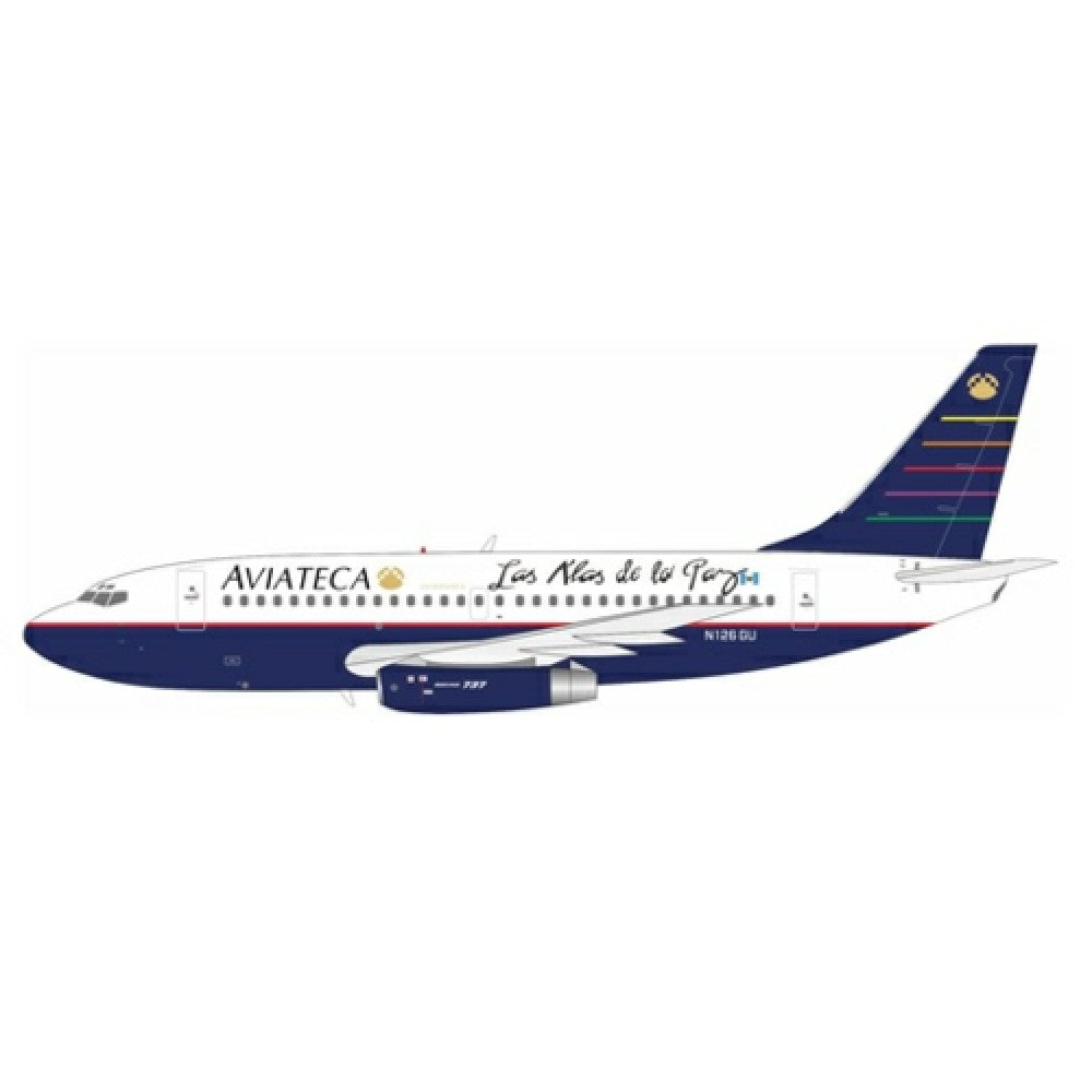 Inflight 200 1:200 AVIATECA BOEING 737-200 N126GU WITH STAND (EL AVIADOR MODELS)