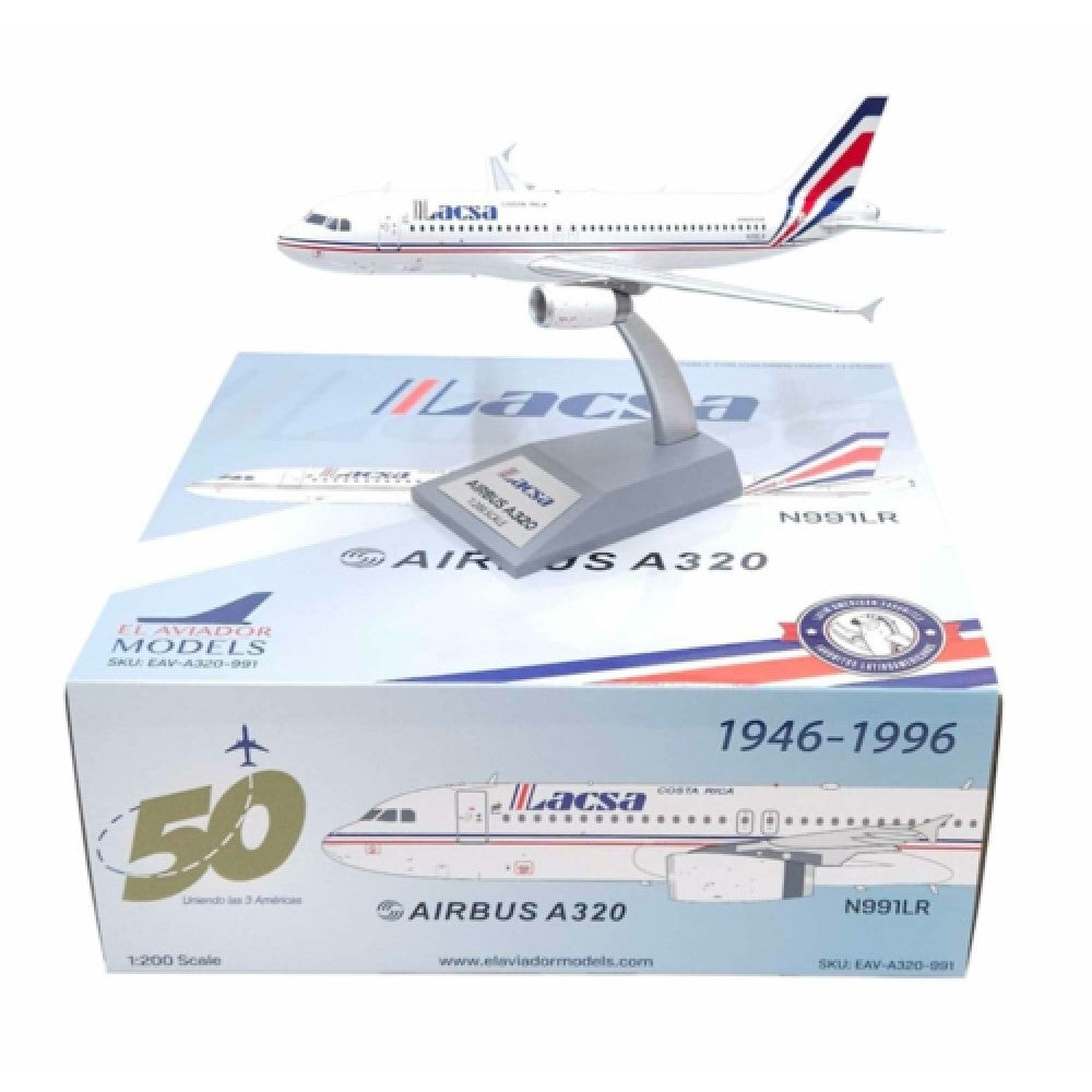 Inflight 200 1:200 LACSA AIRBUS A320-212 N991LR (EL AVIADOR MODELS)