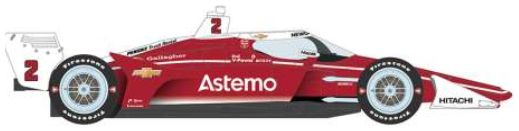 NTT Indycar #2 Josef Newgarden Team Penske 'Astemo' (Road Course) Red/White 2025 1:64 – diecast model