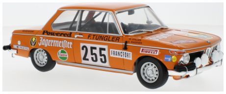 Available To Order – BMW 2002 #255 Jagermeister Rally Monte Carlo 1973 W.Stiller/A.Wagener 1:18 (IXO 18RMC165)