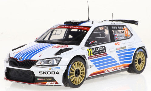Available to Order – Skoda Fabia R5 #32 Rallye Monte Carlo 2017 J.Kopecky/P.Dresler 1:24 (IXO 24RAL013B)