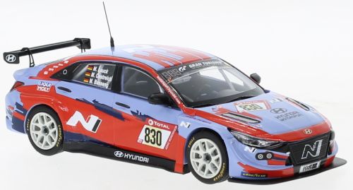 Available To Order – Hyundai Elantra N TCR #830 24h Nurburgring 2021 M.Basseng/M.Lauck/M.Oestreich 1:43 IXO Model (IXO GTM159)