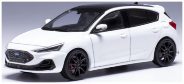 Available To Order – Ford Focus ST Metallic White 2022 1:43 IXO Model (IXO MOC334)
