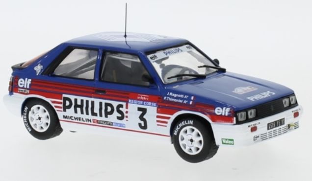 Available To Order – Renault 11 Turbo #3 Tour De Corse J.Ragnotti/P.Thimonier 1987 1:43 IXO Model (IXO RAC310)