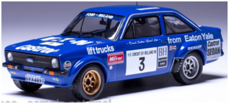 Available To Order – Ford Escort MK II R #3 Circuit of Ireland B.Coleman/N.Brendan 1:43 IXO Model (IXO RAC440)