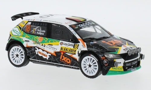 Available To Order – Skoda Fabia R5 EVO No.18 Rallye Condroz 2019 C. De Cecco/J.Humblet 1:43 IXO Model (IXO RAM735)