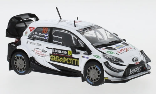 Available To Order – Toyota Yaris WRC #10 Rallye Sweden 2020 J-M.Latvala/M.Anttila 1:43 IXO Model (IXO RAM757)