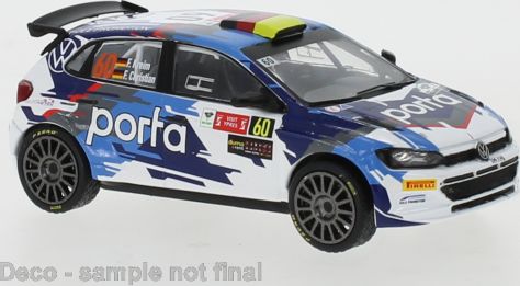 Available To Order – VW Polo GTI R5 #60 Rally Ypres 2021 F.Kreim/F.Christian 1:43 IXO Model (IXO RAM810)