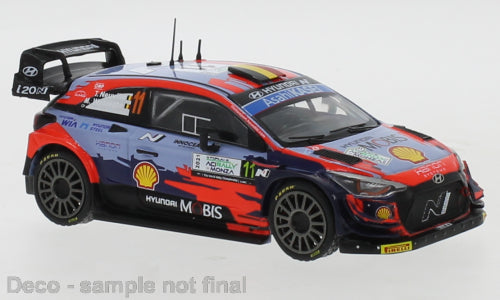Available To Order – Hyundai i20 Coupe WRC #11 Motorsport N WRC Monza 2021 T.Neuville/M.Wydaeghe 1:43 IXO Model (IXO RAM825)