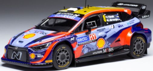 Available To Order – Hyundai i20 N Rally1 #8 WRC Rallye Finland 2022 O.Tanak/M.Jarveoja 1:43 IXO Model (IXO RAM865B)