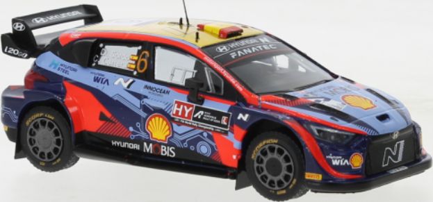 Available To Order – Hyundai i20 N Rally1 #6 WRC Rally Acropolis 2022 D.Sordo/C.Carrera 1:43 IXO Model (IXO RAM869)
