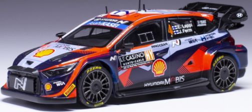Available To Order – Hyundai i20 N #4 WRC1 Rally Monte Carlo 2023 E.Lappi/J.Ferm 1:43 IXO Model (IXO RAM884)