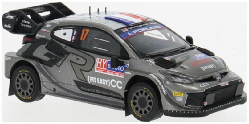 Available To Order – Toyota GR Yaris Rally1 Hybrid Rally WM Rally Finland 2024 #17 S.Ogier/V.Landais 1:43 IXO Model (IXO RAM945)