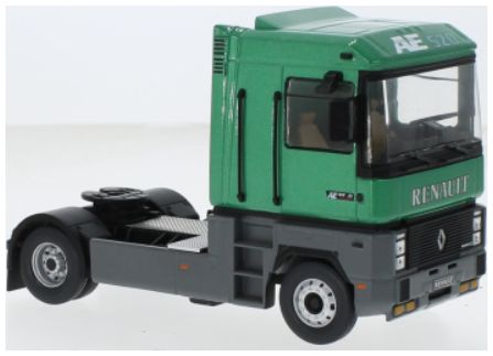 Available To Order – Renault Magnum AE 520 TI Green Metallic 1994 1:43 IXO Model (IXO TR208)