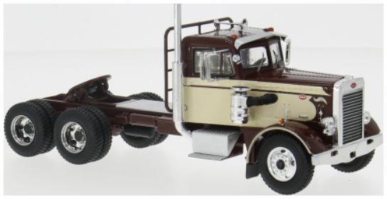 Available To Order – Peterbilt 281 Brown/Beige 1955 1:43 IXO Model (IXO TR226)