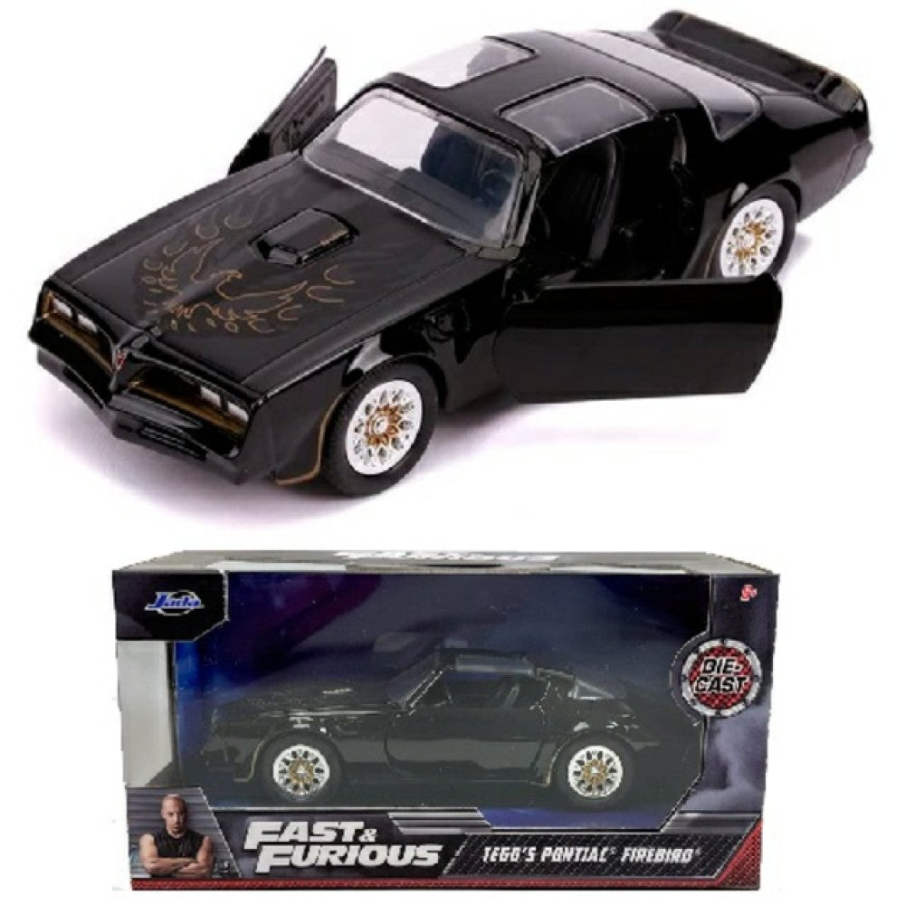 THIS ITEM IS AVAILABLE TO ORDER - 1:32 JADA JAD30763 TEGOS PONTIAC FIREBIRD BLACK FAST AND FURIOUS