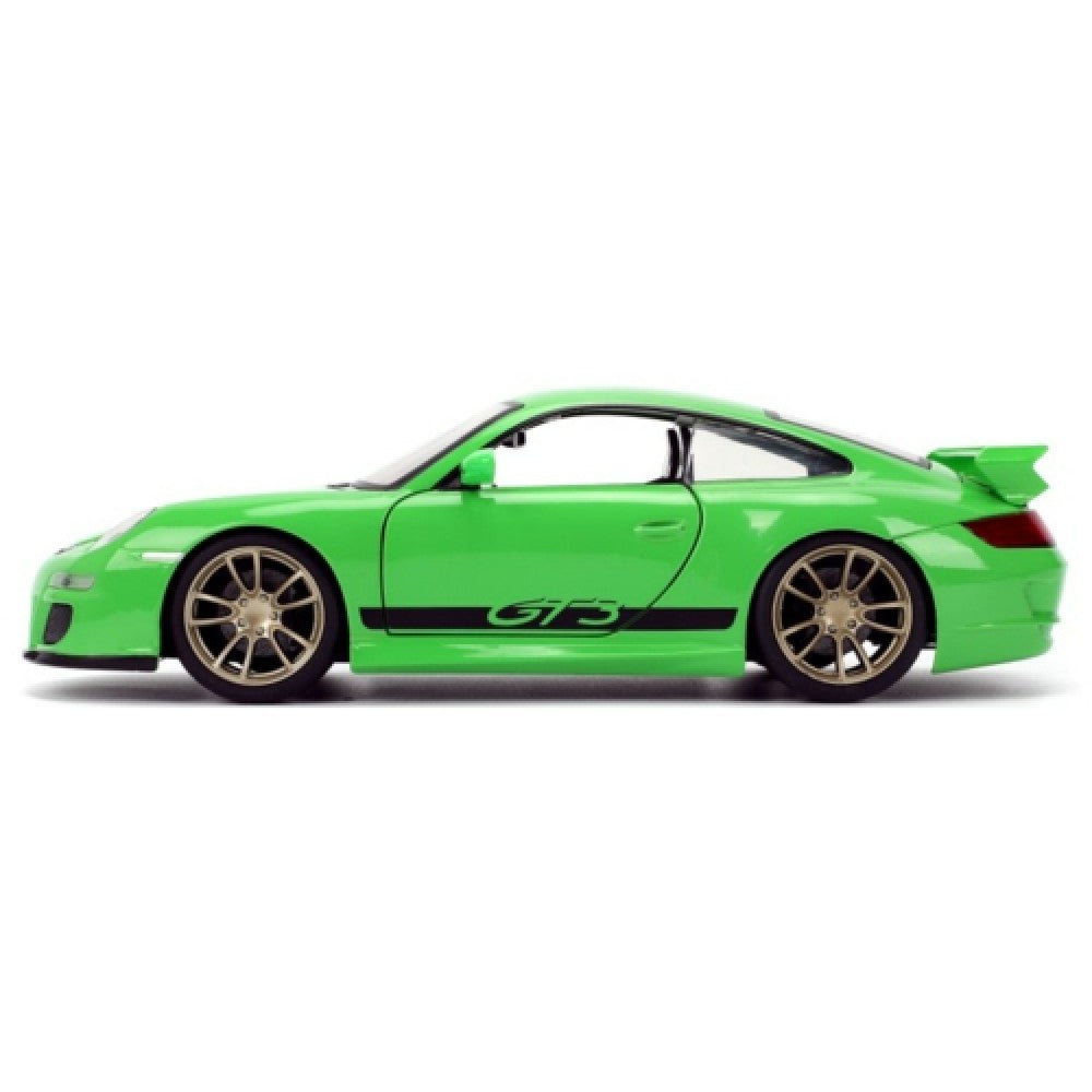 Available to Order – Fast and Furious Porsche 911 GT3 (997) Green 1:24 Jada Model (JAD34919)
