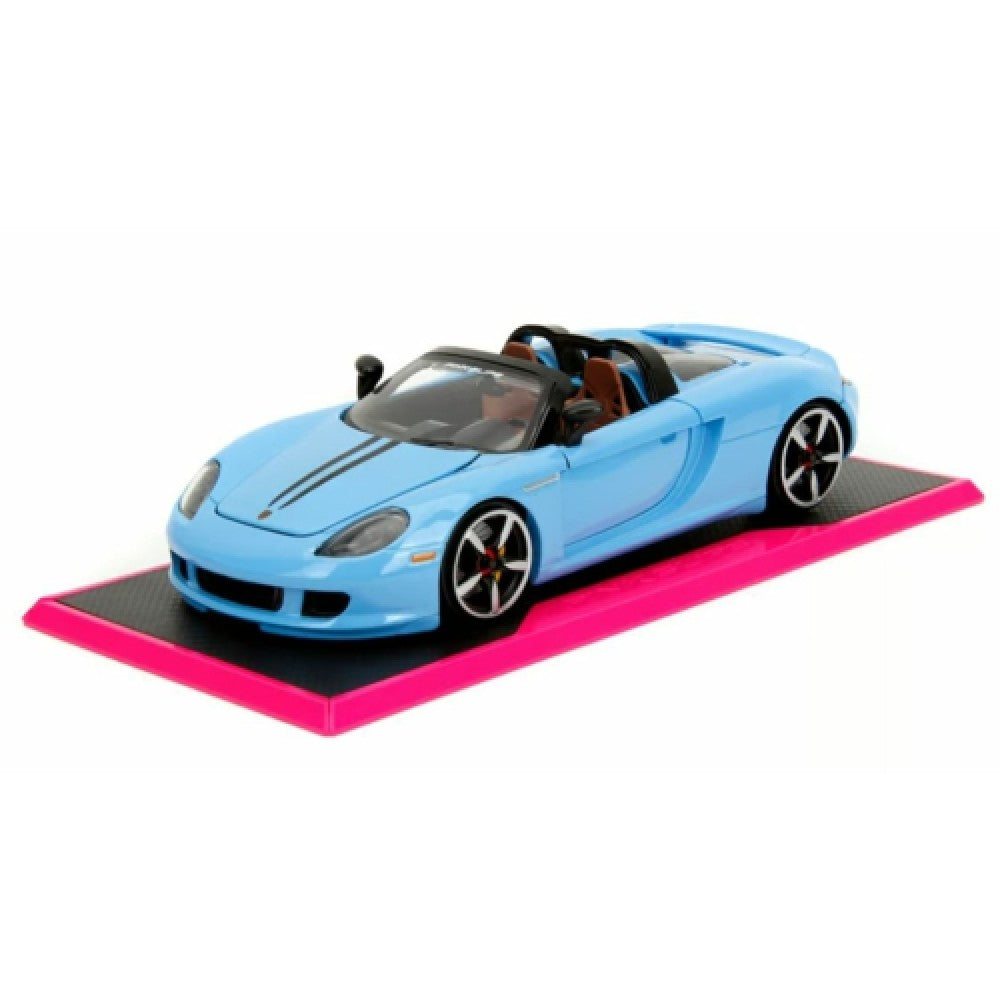Available to Order – Pink Slips 2005 Porsche Carrera Gt - Glossy Blue 1:24 Jada Model (JAD35066)