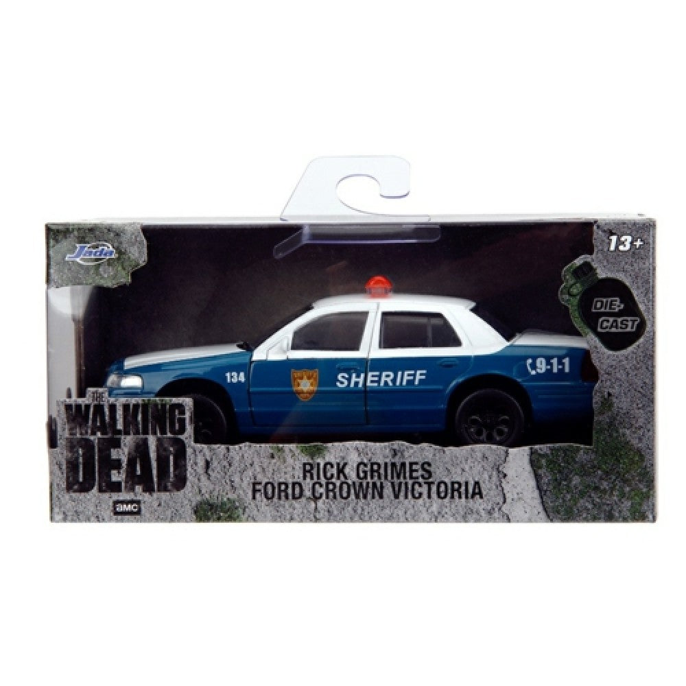 Available to Order – Ford Crown Victoria Sheriff the Walking Dead 1:32 Jada Model (JAD35728)