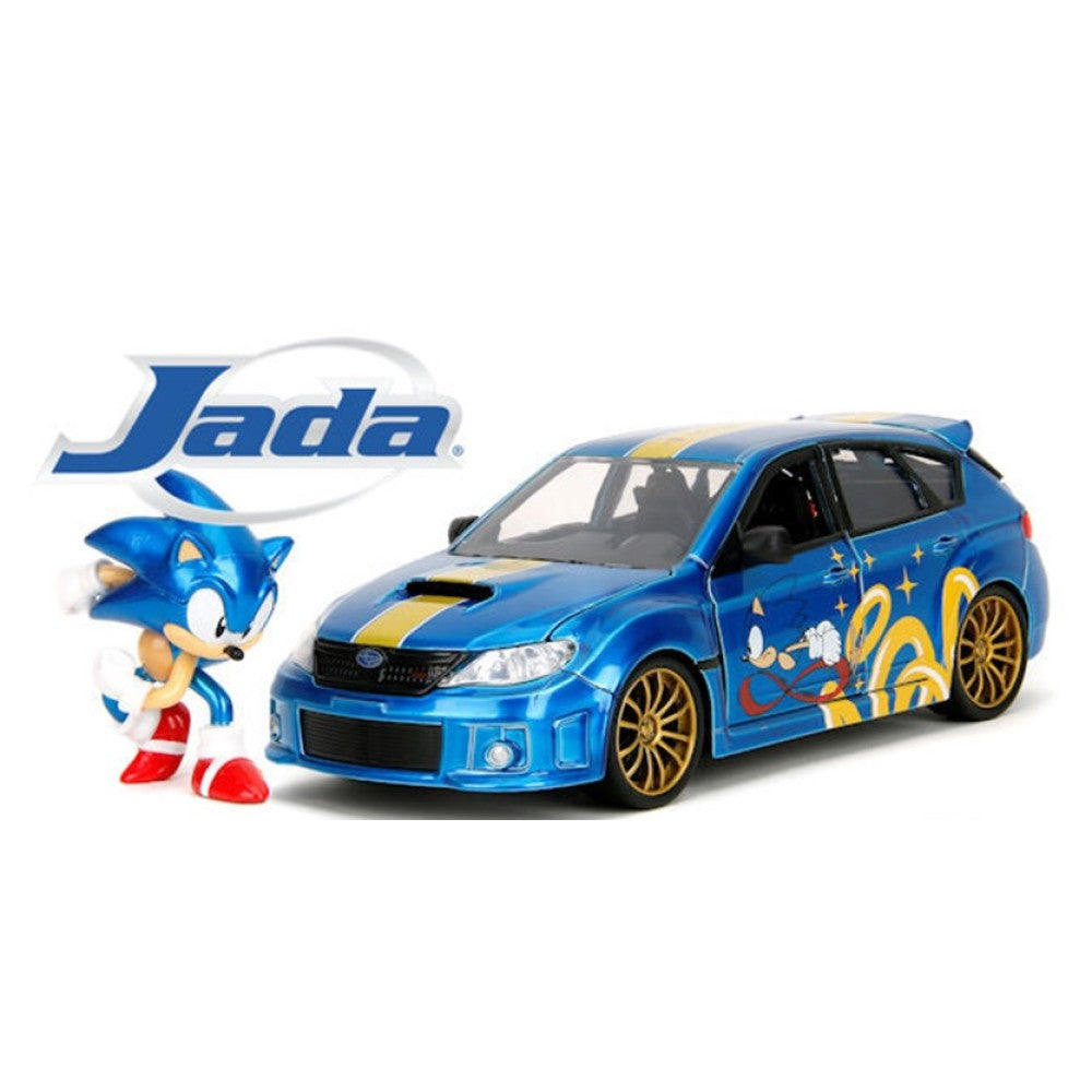 Available to Order – Subaru Impreza WRX STi with Sonic the Hedgehog 1:24 Jada Model (JAD35871)