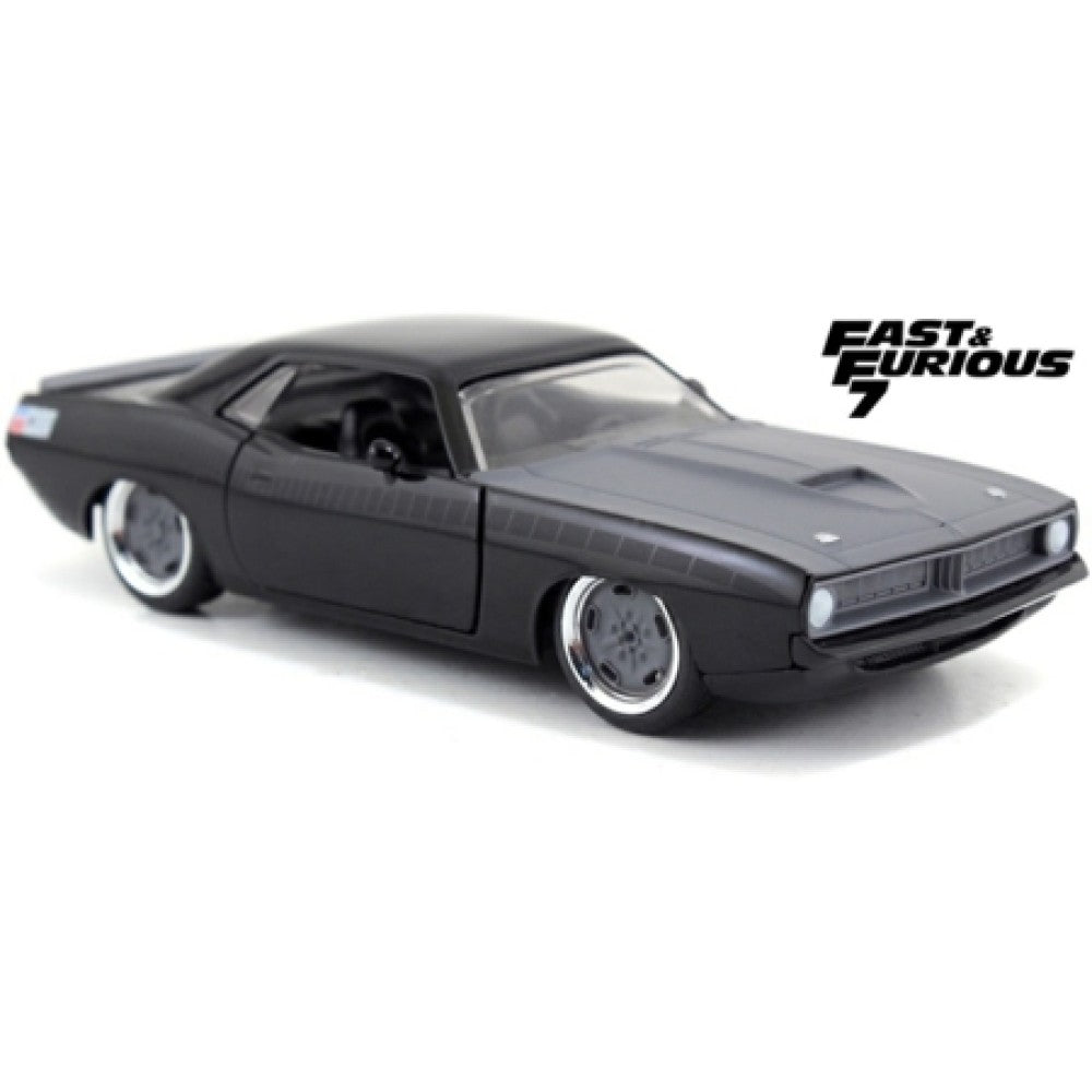 Available to Order – 1970 Plymouth Barracuda Fast and Furious Black 1:32 Jada Model (JAD97206)