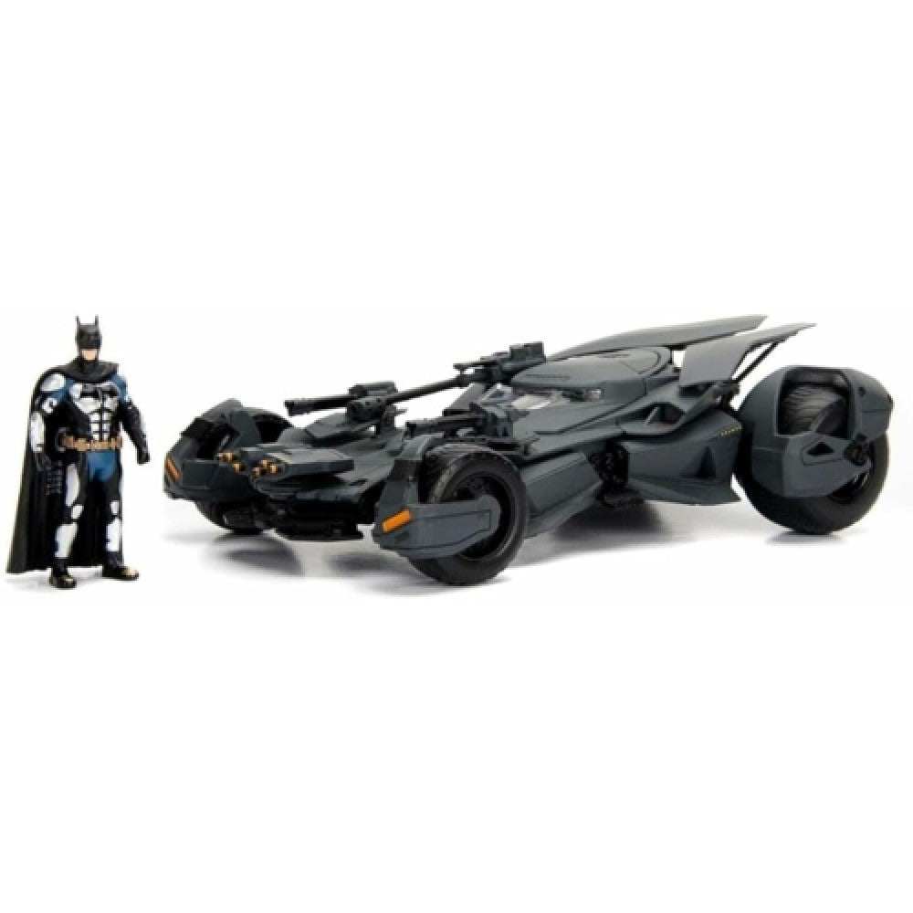 Available to Order – 2017 Justice League Batmobile with Batman Figure 1:24 Jada Model (JAD99232)