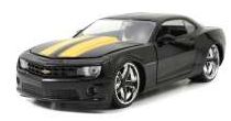 Chevrolet Camaro ribbon black/yellow, 2010 1:24 Jada Model