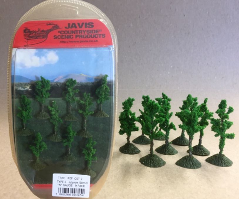Countryside Trees 'N' (9x50mm) N – diecast model