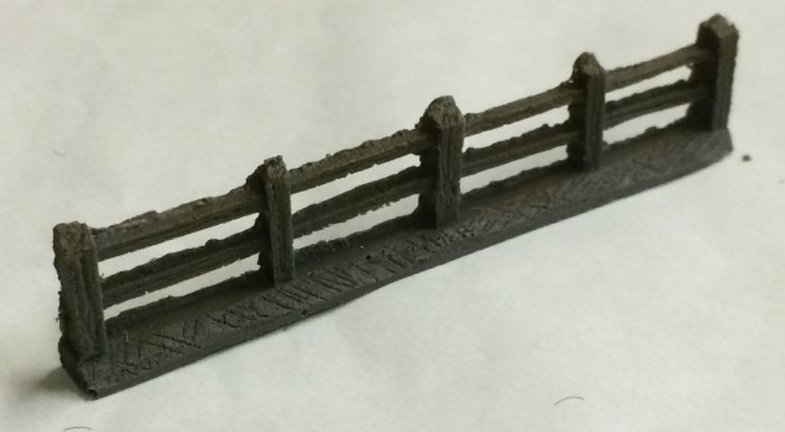 Old Farm Fencing (x8) 15mm 15MM – diecast model
