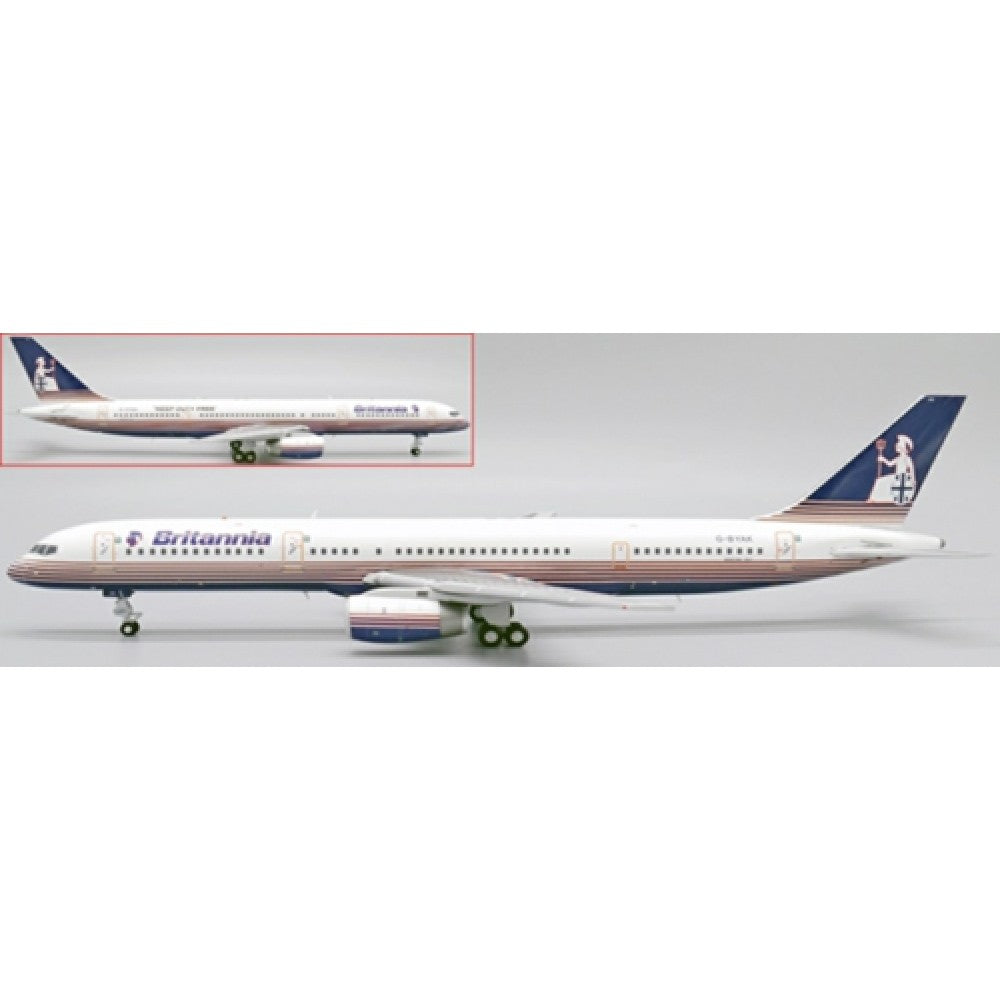 Available to Order – Britannia Airways Boeing 757-200 Keep Duty Free Reg: G-BYAK with Stand 1:200 Jc Wings Model (JC2645)