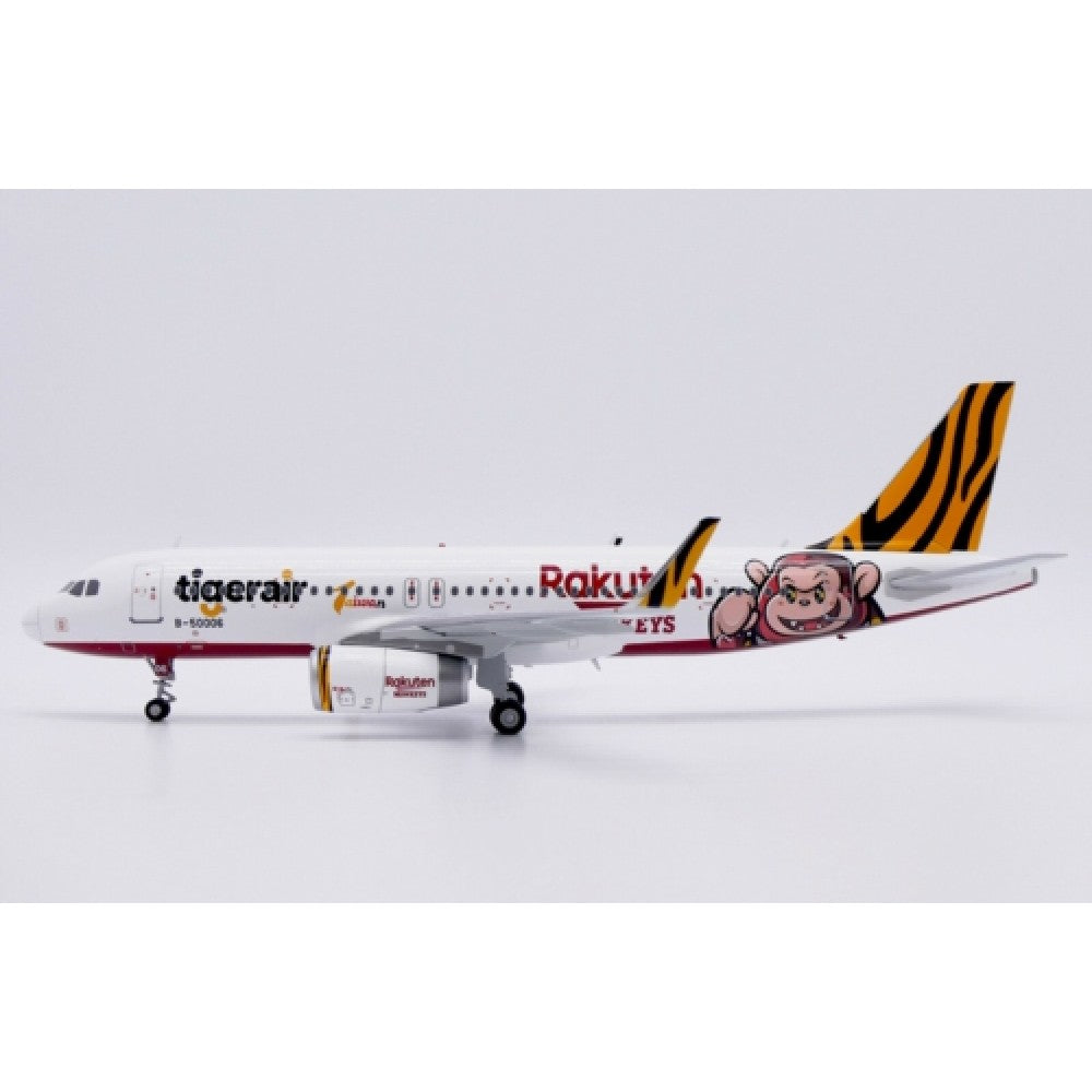 Available to Order – Tigerair Taiwan Airbus A320 Rakuten Monkeys Livery Reg: B-50006 with Stand 1:200 Jc Wings Model (JCEW2320015)