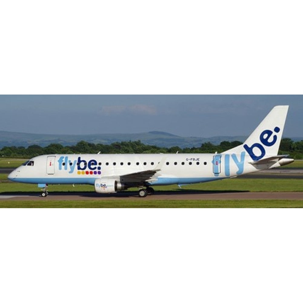 Available to Order – Flybe Embraer 170-200STD Reg: G-FBJE with Antenna 1:400 Jc Wings Model (JCLH4230)